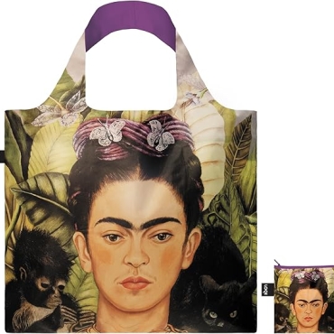 Torba - Loqi - FRIDA KAHLO - Autoportret z naszyjnikiem z cierni i kolibrem