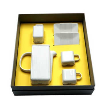 MODUS DESIGN - System - zestaw do kawy herbaty / biała porcelana