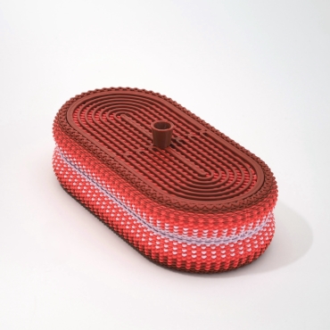 LINES & LINES - Weave Box medium - red